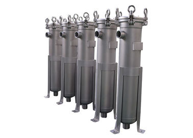 Single / Multi Bags SS Micron Filter Housing , Flowline Bag Filter Housing