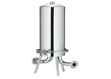 Mirror Polish Liquid Filter Housings , SS Cartridge Filter Housing For Water Filter