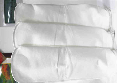 100 Micron High Efficiency Filter Bags , White Polypropylene Filter Bag