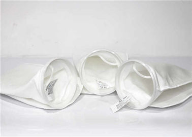 PE Mesh Liquid Filter Bag , 1 Micron Polyester Felt Filter Bag Calendar Finished