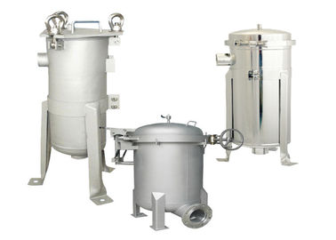Industrial Clamp Connection Stainless Steel Bag Filter Housing For Liquid Filtration