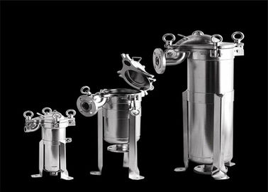 Food Industrial Filter Housing , ANOW SS Bag Filter Housing High Flow Bag