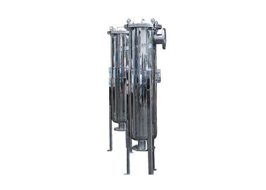 Juice Industrial Cartridge Filter Housings , Stainless Steel 304 Multi Bag Filter Housing