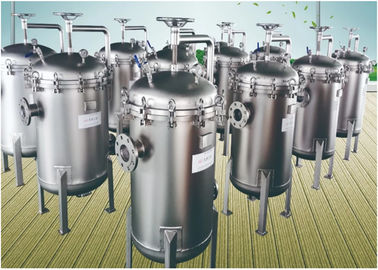 Food Grade Multi Bag Filter Housing , Liquid Bag Filter Housing BTM Series