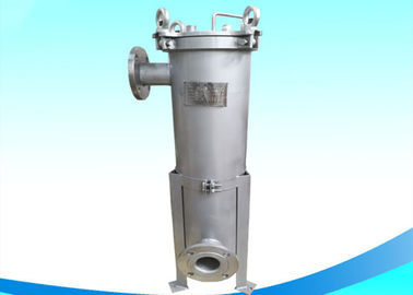 Single Bag Filter Housing , Industrial Water Filter Housing With V Clamp Hinged