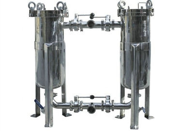 Food Grade Stainless Steel Bag Filter Housing For Water Treatment Plant