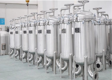 Multi / Single Bag Filter Housing , PP Bag Filter Housing For Industrial Water Filtration