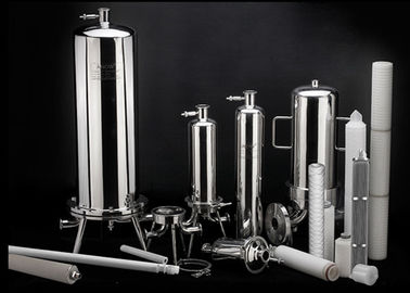 304 Stainless Steel SS Micron Filter Housing Heat Resistant CE Certificate