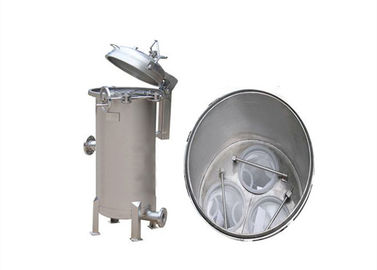 5 Micron SS Cartridge Filter Housing , Multi Cartridge Filter Housing