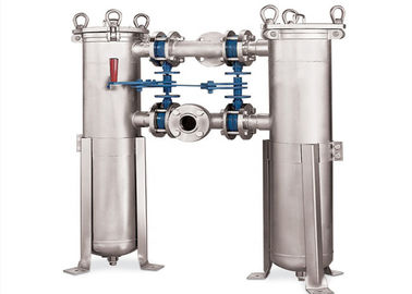Multipurpose SS Micron Filter Housing , Liquid Bag Filter Housings Water Filter System