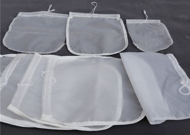 Round Shape Liquid Filter Bag 99% Filter Rating Nylon Material FDA Certification