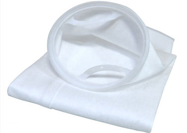Anti Alkali Non Woven Fabric Liquid Filter Bag White Color For Water Treatment