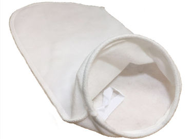 White Color Pe Needle Felt Liquid Filter Bag Polyester Mesh Material For Chemicals