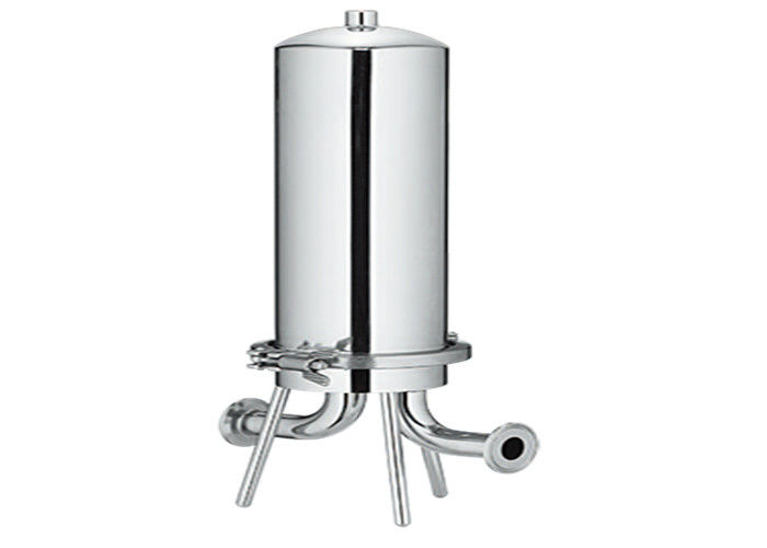 Mirror Polish Liquid Filter Housings , SS Cartridge Filter Housing For Water Filter