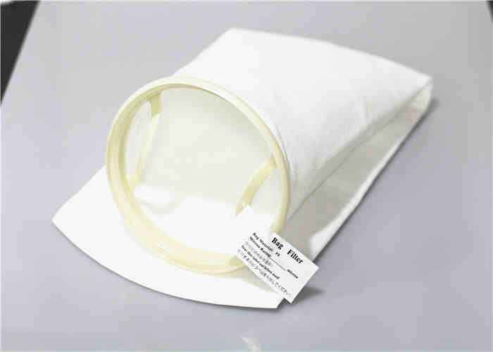 Large Nylon Liquid Filter Bag , 150 Micron Filter Bag Small Particle Capture Smooth Surface