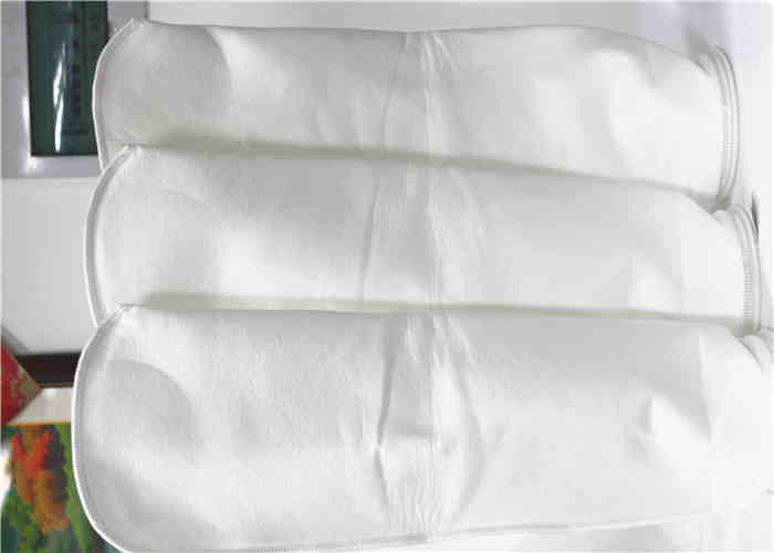 100 Micron High Efficiency Filter Bags , White Polypropylene Filter Bag