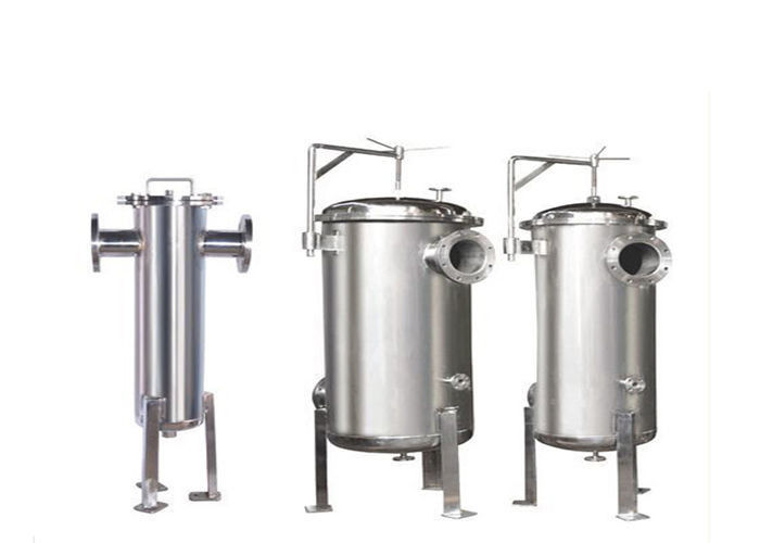 Water Filter Housing Stainless Steel Single Bag Filter Housing For Liquid Filtration