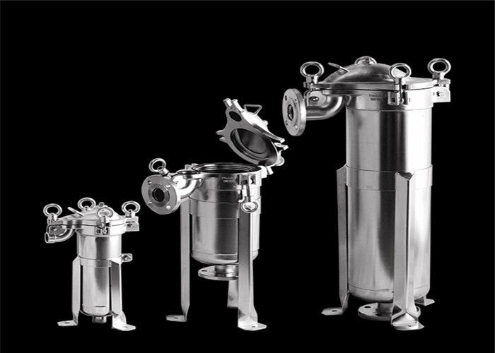 Food Industrial Filter Housing , ANOW SS Bag Filter Housing High Flow Bag