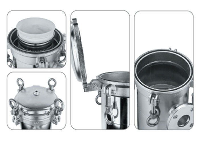 SFFILTECH Stainless Steel Bag Filter Housing Work Pressure 0.1-0.4MPa