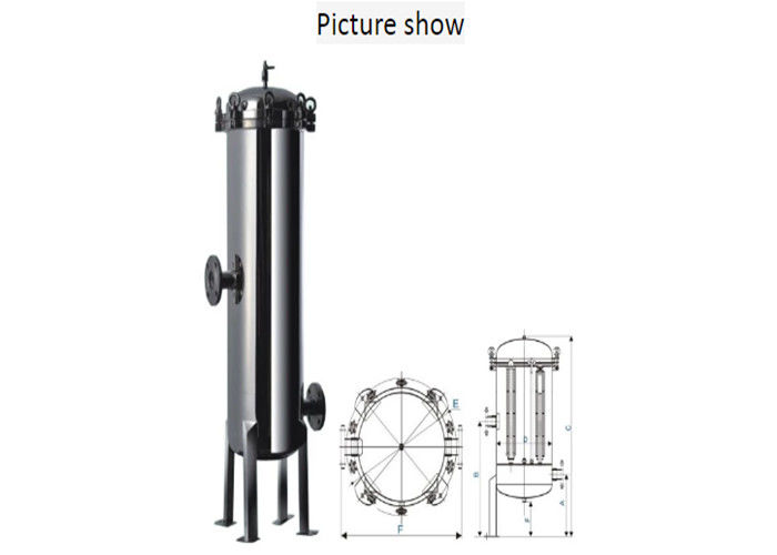 Universal Design Cartridge Filter Housing SS316 For Coconut Oil Processing Machine