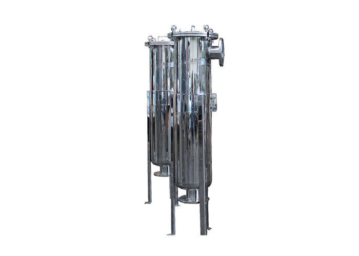 Juice Industrial Cartridge Filter Housings , Stainless Steel 304 Multi Bag Filter Housing