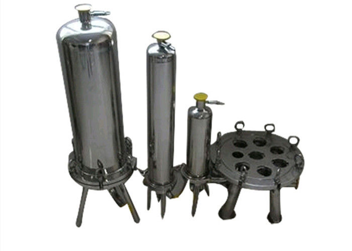 SS304 / SS316 Multi Cartridge Filter Housing / Sanitary Filter Housing