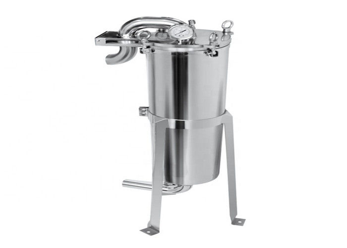 Multiple / Single Cartridge Filter Housing For Milk Beverage Liquid Filtration