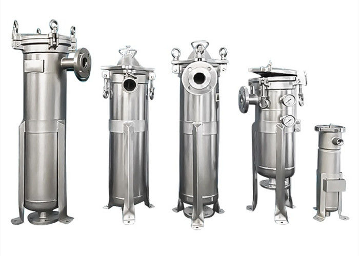 Multifunction Stainless Steel Bag Filter Housing ASME / CE Standards