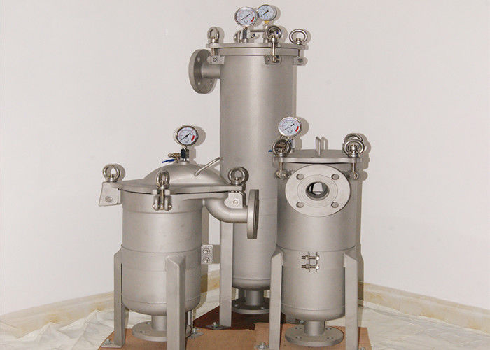 Quick Open Type Industrial Bag Filter Housing 10~1000 Micron Filtration Degree
