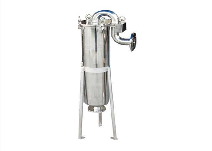 410mm - 810mm Stainless Steel Water Filter Housing Single Bag For Liquid Filtration