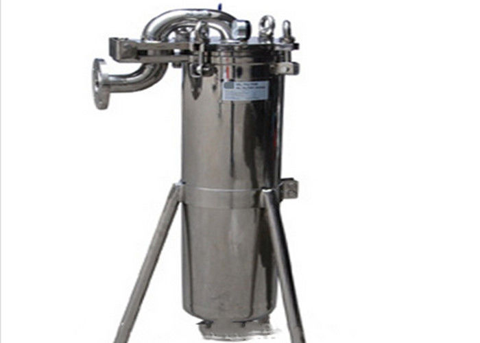 Topline Single Liquid Bag Filter Housings Polished Finish With Silicone O Ring