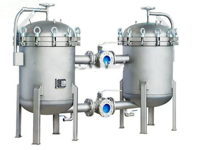 V Clamp Hinged SS Micron Filter Housing Size Customized For Water Treatment