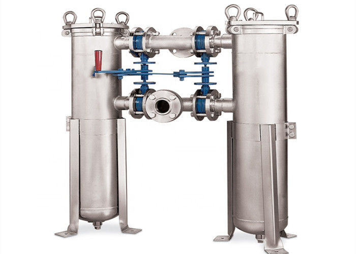 Multipurpose SS Micron Filter Housing , Liquid Bag Filter Housings Water Filter System